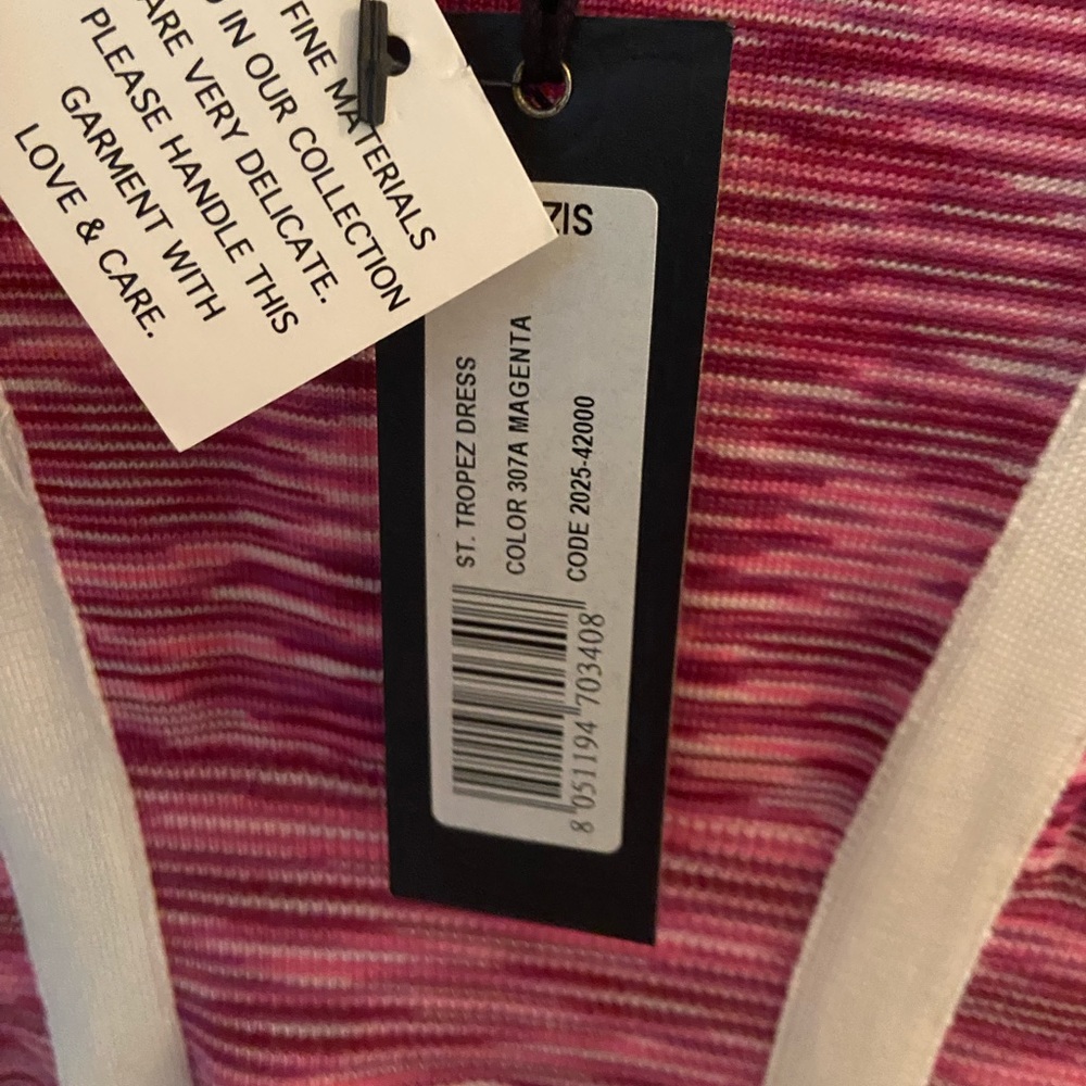 AS by DF St. Tropez Dress in Magenta, Size S - Picture 4 of 7